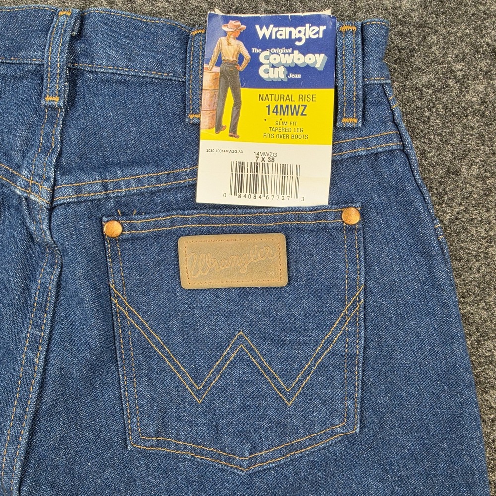 Wrangler Women's 7x38 14MWZ Cowboy Cut Jeans Natural Rise Slim Tapered NWT